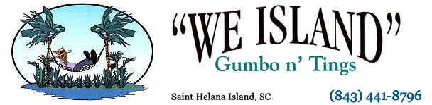 we island gumbo man logo